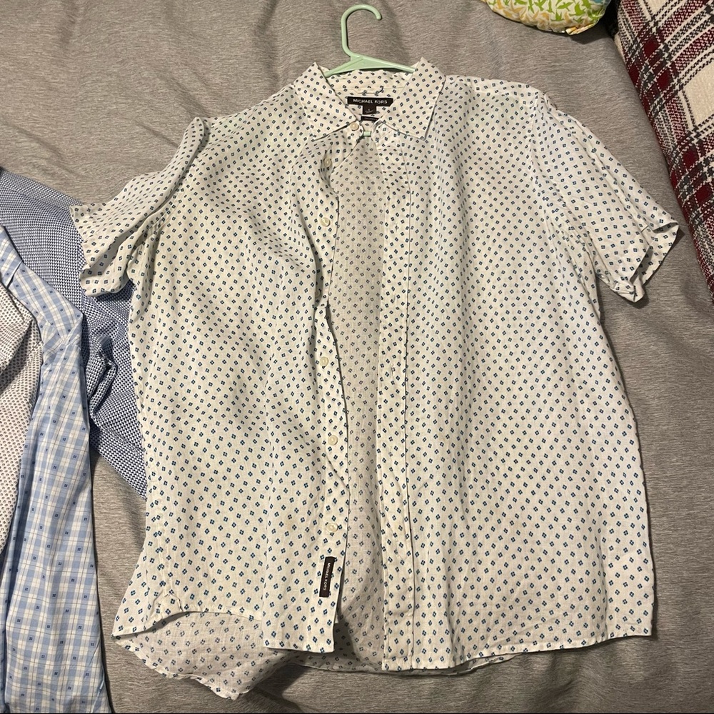 Michael Kors Linen Button Down
